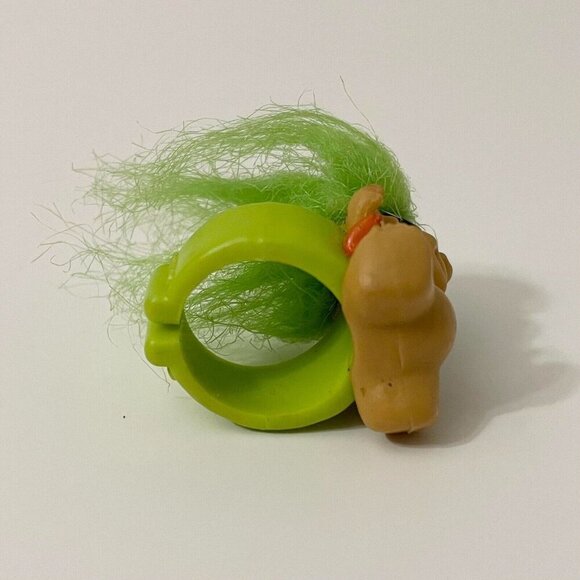 Vintage Troll Doll Halloween Masked Man Ring Troll Dolls Green - Picture 5 of 16